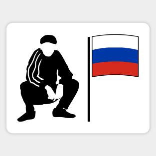 Russian slav squat Magnet